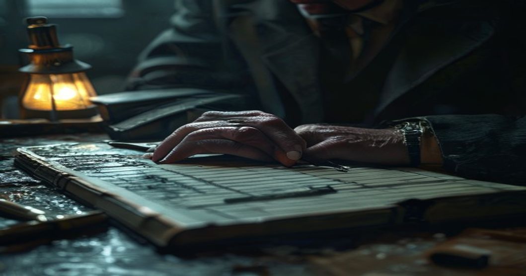 detective investigation evidence board crime thriller series